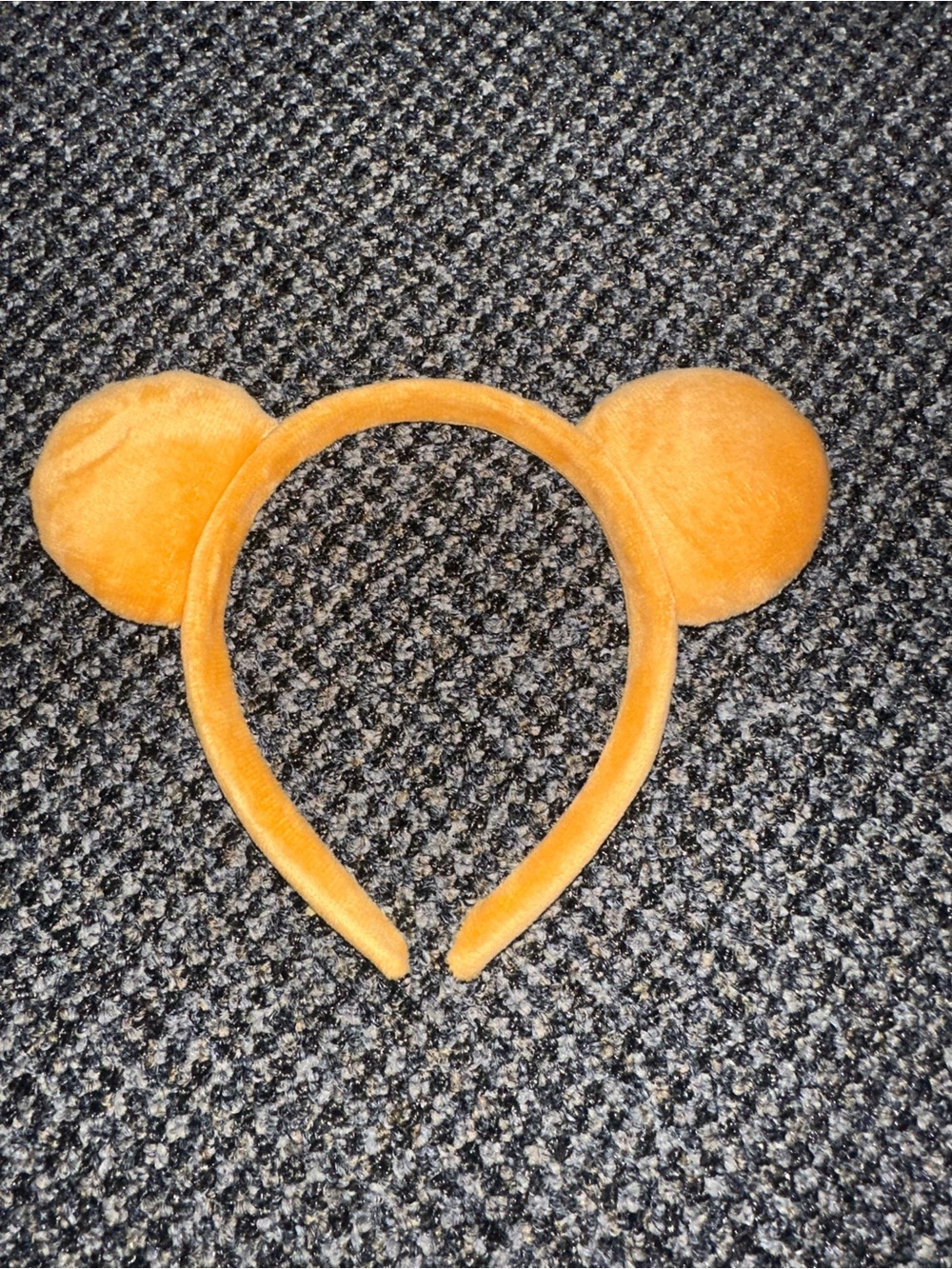 Orange Plush ‘Winnie The Pooh’ Bear Ear Headband